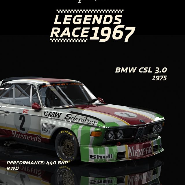 🚗 Legends Race 1967 - Entry List Announced! 🚗

The official entry list for the upcoming Legends Race 1967 is here! Now’s your chance to sign up and choose your favorite car to compete on the iconic Nürburgring circuit. 🔥

Will you go with the slee...