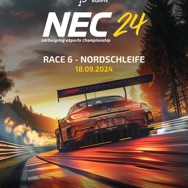 🔥 Ready for another epic battle? 🔥

NEC 24 continues with Race 6 at the legendary Nordschleife on 18.09.2024! 🏁 The stakes are higher, the competition is fiercer, and the track is as challenging as ever. Who will conquer the Green Hell in the GT4...