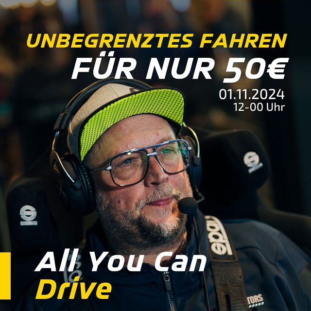 Das was Smudo macht: Am 01.11.24 könnt ihr in Koblenz und am Nürburgring für nur 50€ den ganzen Tag Sim-Racing erleben – so viel ihr wollt & das von 12 bis 0 Uhr!

#nuerburgringesports #simracing #nürburgring #allyoucandrive #koblenz